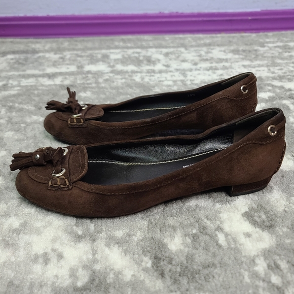 THE ORIGINAL CAR SHOE Loafers Tassels Leather - Picture 5 of 10